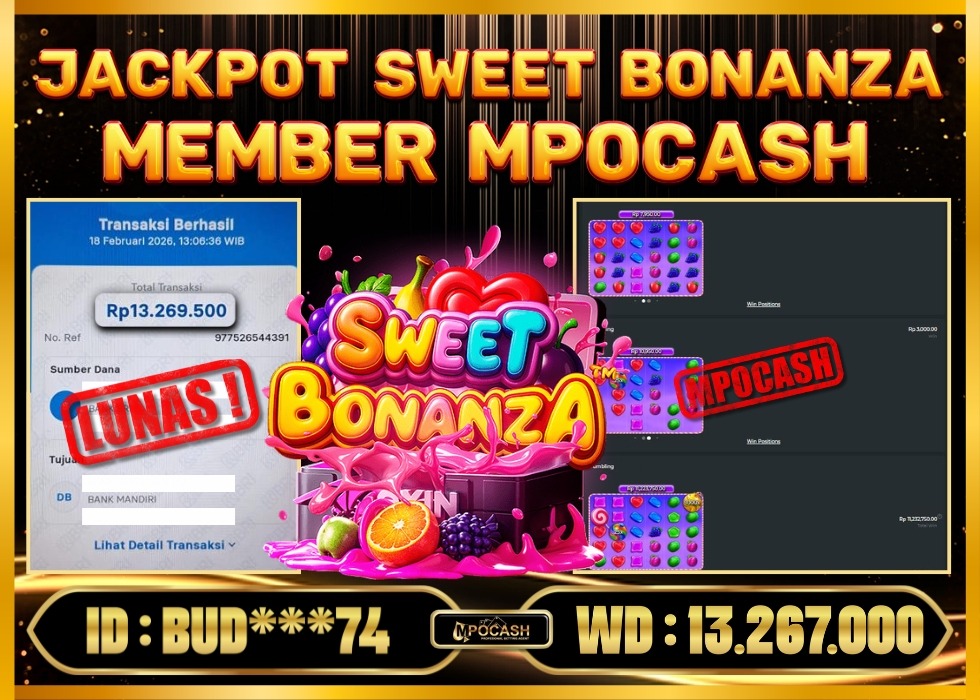 MPOCASH JACKPOT SWEET BONANZA